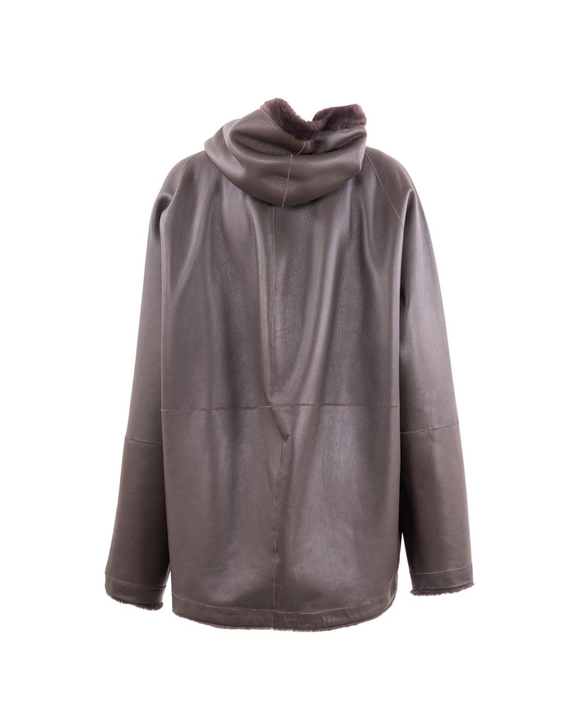 shop SIMONETTA RAVIZZA  Giaccone: Simonetta Ravizza bomber reversibile realizzato in shearling merino con cappuccio e chiusura zip.
Interno in pelle.
Composizione: 100% Shearling.
Fabbricato in Italia.. BIBI-221 number 1091629